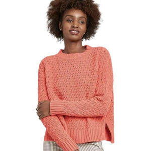 Coral Chenille Textured Sweater XXL